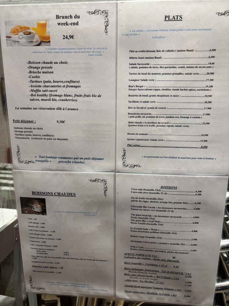 chez Frantz - Menu Image 1