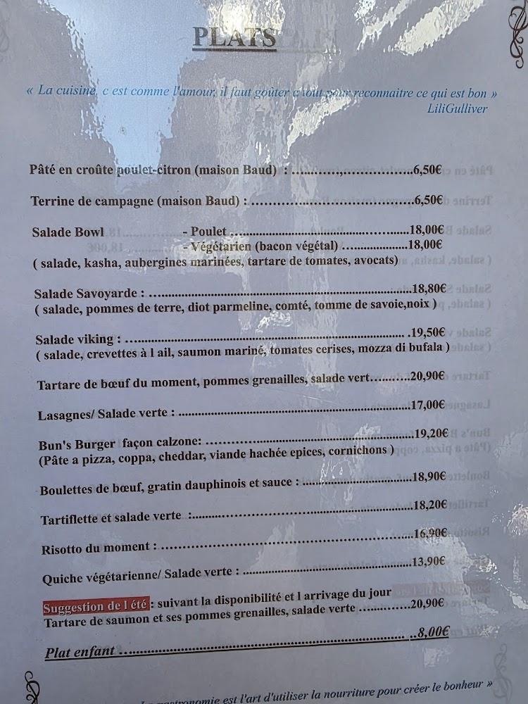 chez Frantz - Menu Image 3